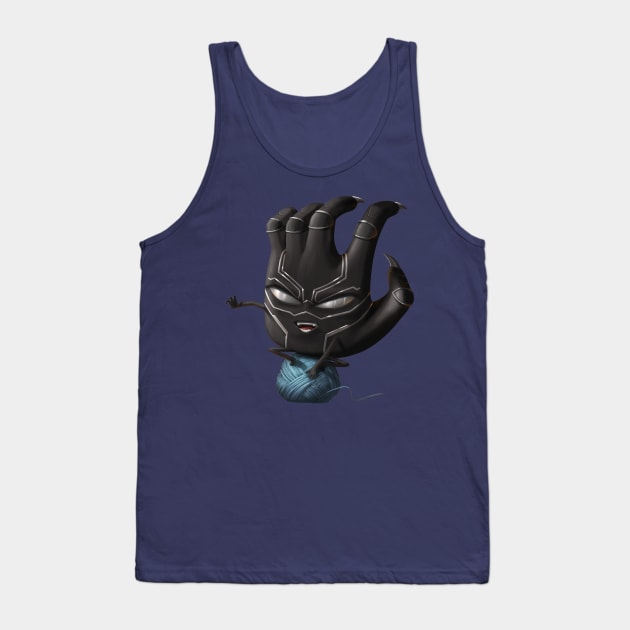 Hand Black Panther Tank Top by ThankBuch